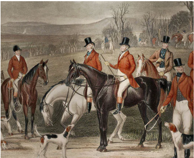 Hunt Scene Tray — A2 Interior